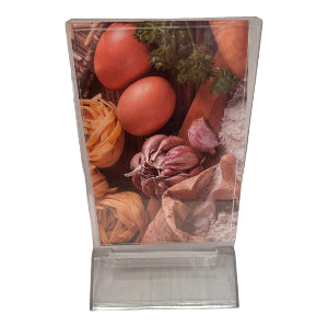 PORTA MENU DE PLASTICO 15X10 CM BUFFETWARE -ACCESORIOS DE BAR