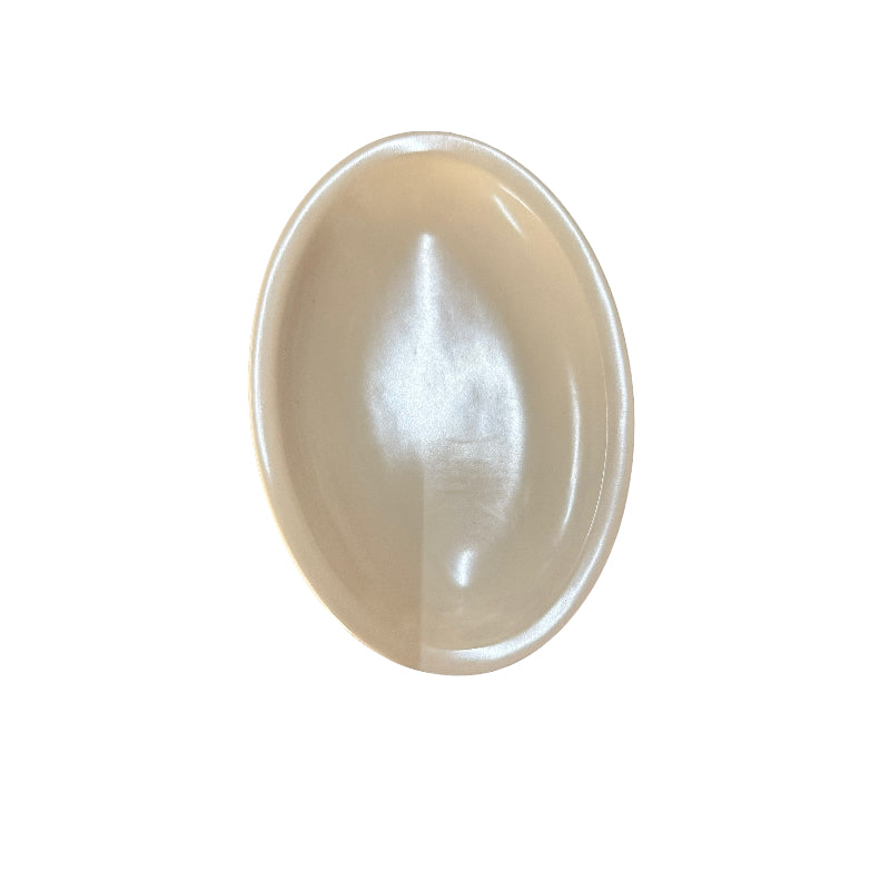 PLATO OVAL 9" BEIGE 807 CAJA 48 PZS -MELAMINA BEIGE