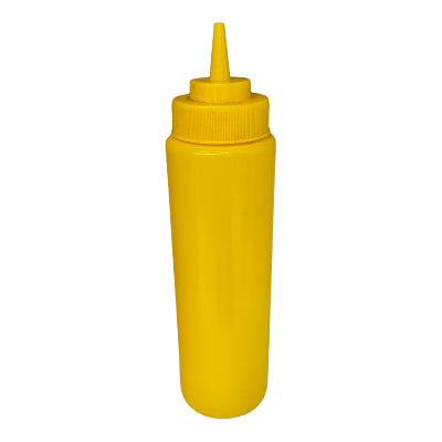 RECIPIENTE PARA ADEREZO DE 24 OZ AMARILLO BUFFETERA MCDV24MK -UTENSILIOS DE COCINA